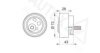 OPEL 5636404 Tensioner Pulley, timing belt